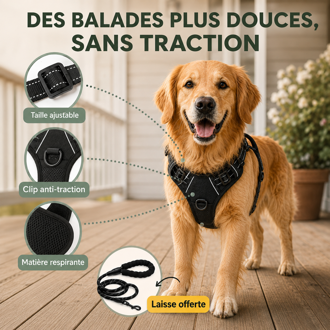 HARNAIS ANTI-TRACTION Pawlia™